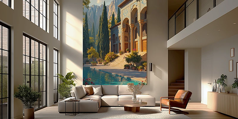 Custom Large Format Mural Design considering space